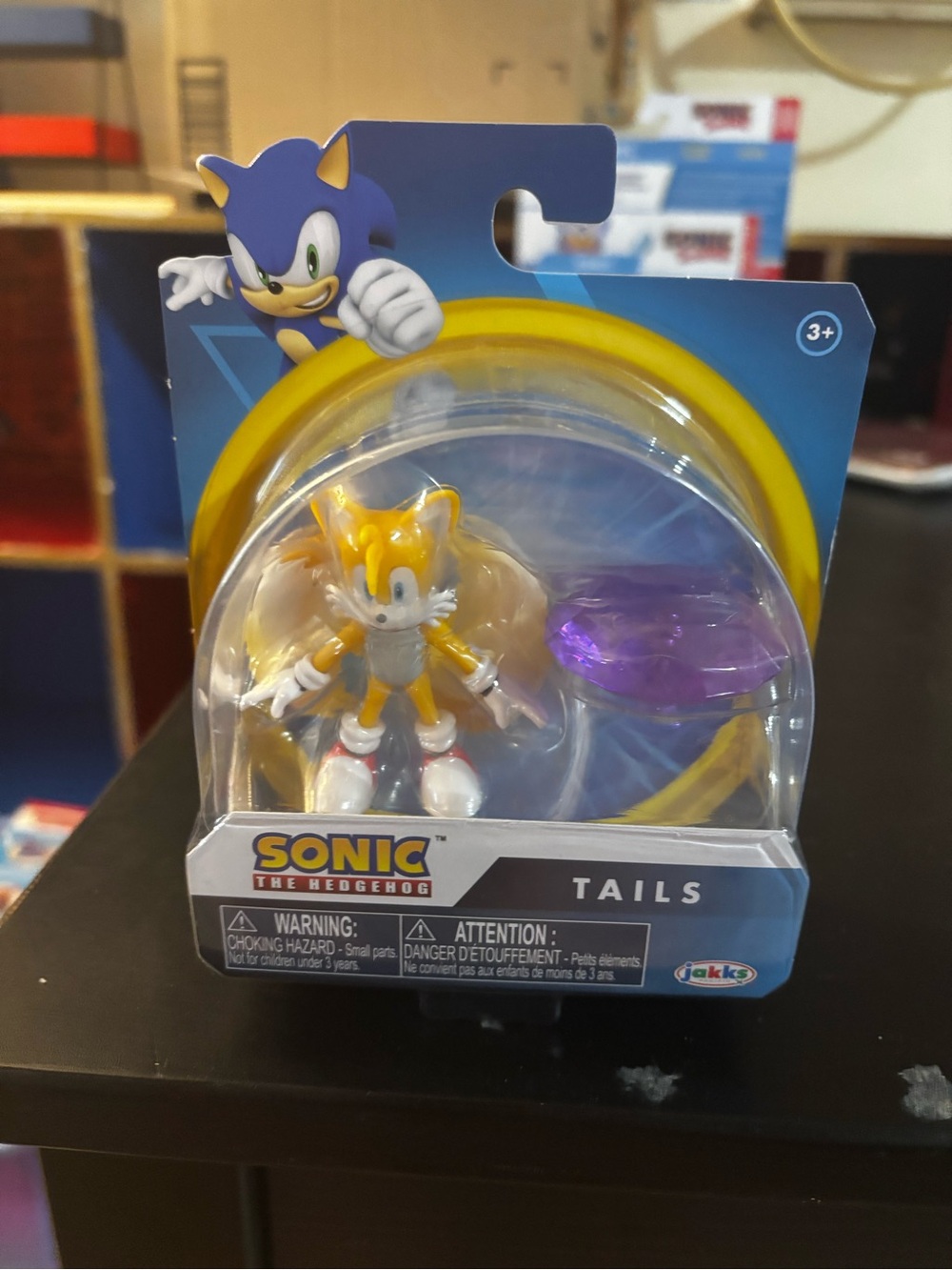 Sonic the Hedgehog Tails Action Figure - Yellow